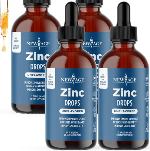 Miniatura 9 de Gotas líquidas de zinc iónico – Paquete de 2 – Suplemento de zinc de alta potencia, defensa inmunológica, potente antioxidante natural, sin OMG