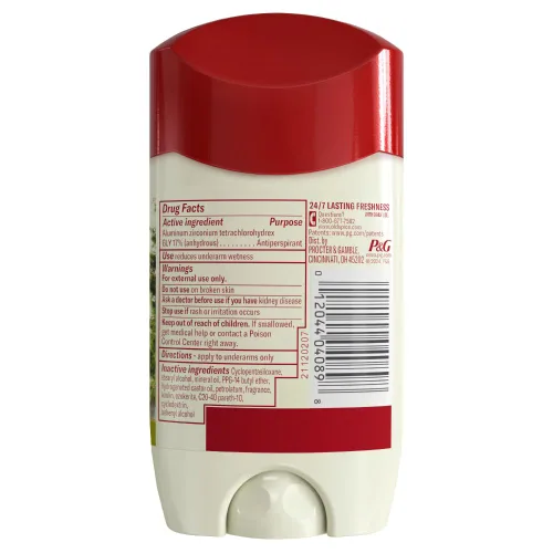 Miniatura 9 de Desodorante antitranspirante Old Spice de sensación seca para hombres, frescura 24/7, protección contra el sudor y el mal olor 24/7, suave