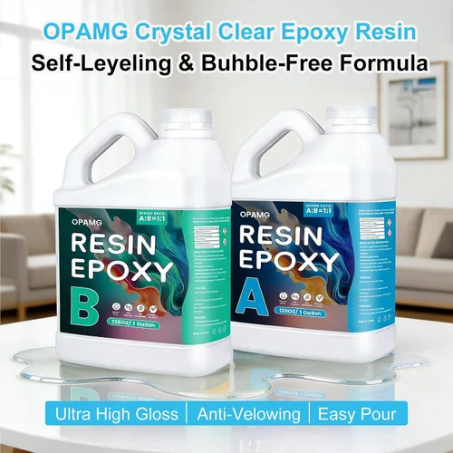 Miniatura 7 de 2 Gallon Epoxy Resin Kit – Self-Leveling, Bubble-Free, Non-Yellowing, High Gloss Finish–1:1 Mix Ratio for DIY Crafts, Table Tops, Coasters, Jewelry