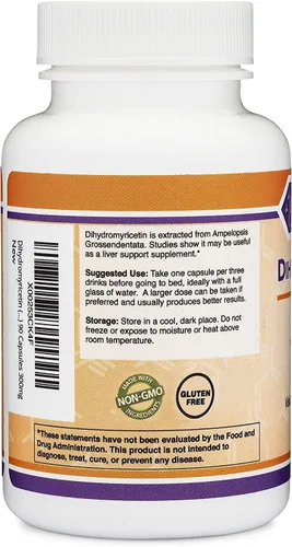Miniatura 4 de Dihidromiricetina (DHM) (extracto de Hovenia Dulcis) Suplemento para el apoyo hepático (obtenido naturalmente del árbol de pasas orientales) 90