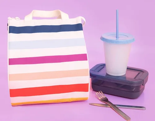 Miniatura 6 de kate spade new york Bolsa de almuerzo, rayas de caramelo, Talla única, Térmica