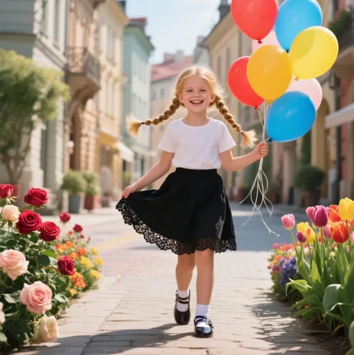 Miniatura 3 de Otter MOMO Zapatos planos de bailarina para niña, con lazo decorativo, ideales para llevar con vestido y combinan bien con flores, para escuela