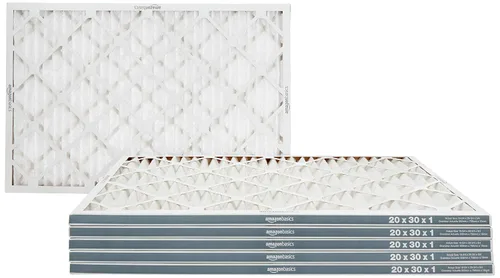 Miniatura 29 de Amazon Basics Paquete de 6 filtros de aire de 20 x 20 x 1 para horno de CA MERV 11 (tamaño real: 19.75 x 19.75 x .75 pulgadas)