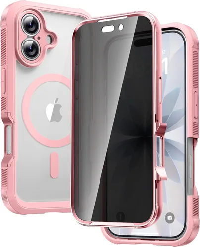 Miniatura 196 de Diaclara - Funda compatible con iPhone 11, carcasa resistente de cuerpo completo con protector de pantalla integrado sensible al tacto y Transparente