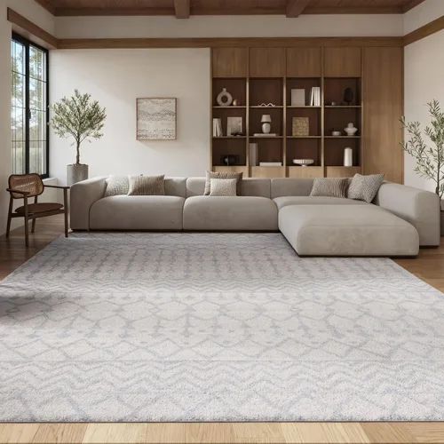 Miniatura 21 de SAFAVIEH - Alfombra de 4x6 de la colección Tulum, modelo TUL270G, diseño marroquí bohemio desgastado, no suelta pelusa y fácil de limpiar, ideal