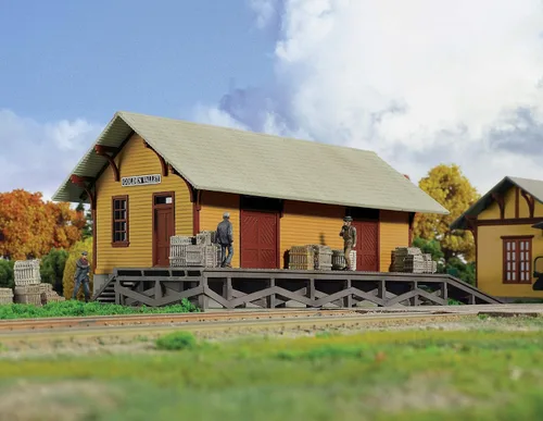 Miniatura 8 de Walthers Cornerstone Serie Kit HO Scale 2-Stall Motor House & Accesorios