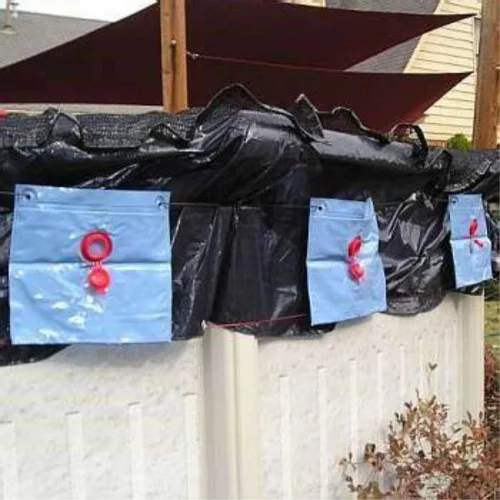 Miniatura 3 de Clips y bolsas para cubierta de invierno para piscina, clips de protección contra viento de 5 pulgadas que fijan la cubierta de invierno al riel