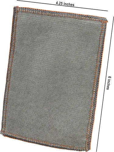 Miniatura 6 de Redecker Paño de Fregado de Cobre Tejido de 2 Capas y Toallita de Limpieza de Microfibra – Superficie Dual, Antiarañazos, Reutilizable y Lavable a