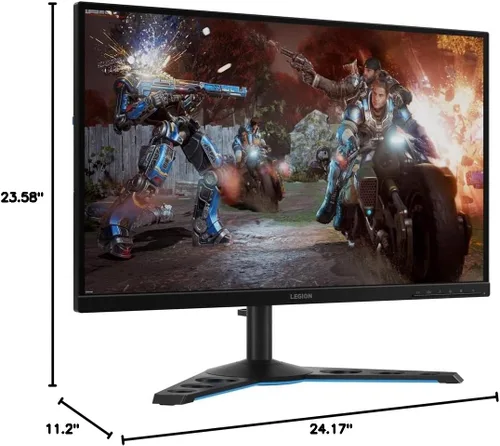 Miniatura 2 de Lenovo Legion Y27q-20 Monitor para juegos, pantalla QHD de 27", 165 Hz, respuesta de 0.1 ms, compatible con AMD FreeSync/Gsync, soporte