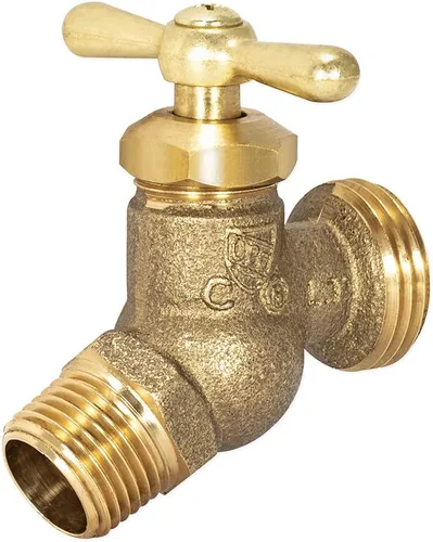 Miniatura 3 de Eastman Babero de manguera sin torceduras macho, conexión MIP de 1/2 pulgada, accesorio de plomería de latón, 20205