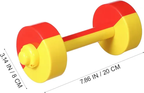 Miniatura 4 de Toddmomy Par de mancuernas para niños, mini barra de plástico, equipo de fitness para educación temprana, gimnasio en casa, entrenamiento de fuerza