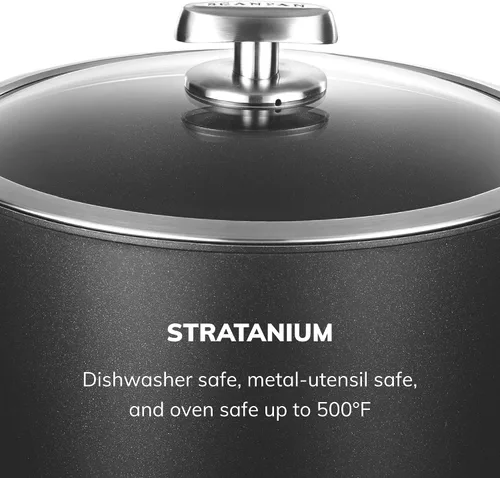 Miniatura 6 de SCANPAN Pro IQ - Juego de utensilios de cocina de 5 piezas, antiadherentes fáciles de usar, aptos para lavavajillas, utensilios de metal y horno