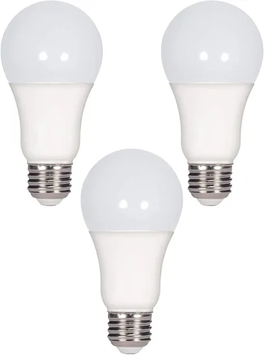 Miniatura 4 de Satco S28786 - Bombilla LED A19 de 15,5 W, 3000 K, blanco cálido, 1600 lúmenes, base mediana E26