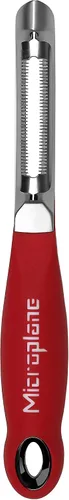Miniatura 3 de Microplane Pelador giratorio dentado profesional para tomate y kiwi, para uso a mano derecha e izquierda