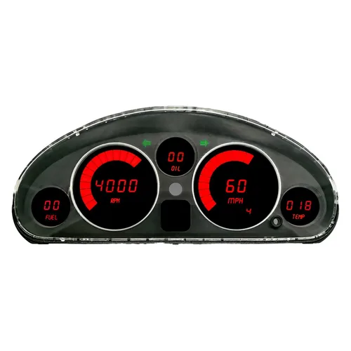 Miniatura 2 de Panel de medidor de repuesto digital LED compatible con Mazda Miata 90-98 Clúster de manómetro de repuesto directo (azul)