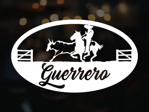 Miniatura 27 de Durango - Adhesivo adhesivo de vinilo para carros diseño Charro de México, Calcomanias para Trocas y Carros (14 x 8 pulgadas, Durango)