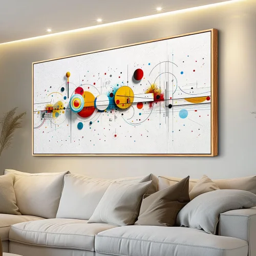 Miniatura 12 de KELIYUAN Lienzo decorativo de pared para sala de estar, decoración de pared grande para dormitorio, pintura de paisaje de alce, montaña, fotos