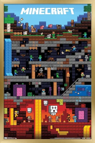 Miniatura 9 de Trends International Minecraft - Póster de pared Worldly, 22.375 x 34 pulgadas, versión sin marco