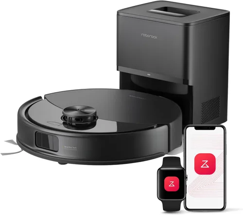 roborock Robot aspirador y trapeador Q10 S5+, succión de 10,000 Pa, mejorado desde Q8 max+, 70 días de autovaciado, evita obstáculos, trapeador
