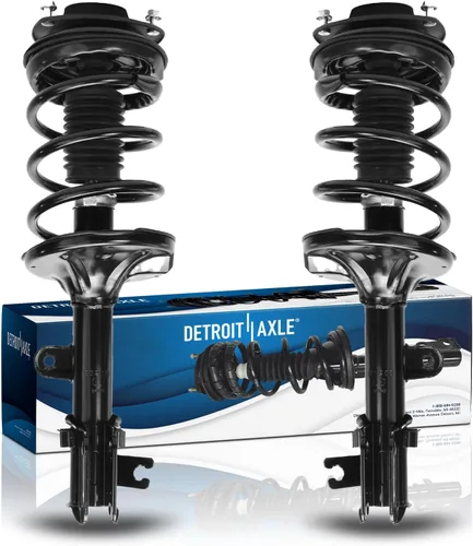 Miniatura 47 de Detroit Axle - 2 puntales delanteros para Chevy Equinox GMC Terrain Saturn Vue Pontiac Torrent Suzuki XL-7 Captiva Sport Struts completos con muelle