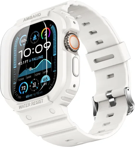Miniatura 19 de amBand E1 Sport Case Band for Apple Watch Ultra 3/2/1 & SE 3/2/1 & Series 11 10 9 8 7 6 5 4 3 49mm 46mm 45mm 44mm 42mm 41mm 40mm 38mm, Shockproof &