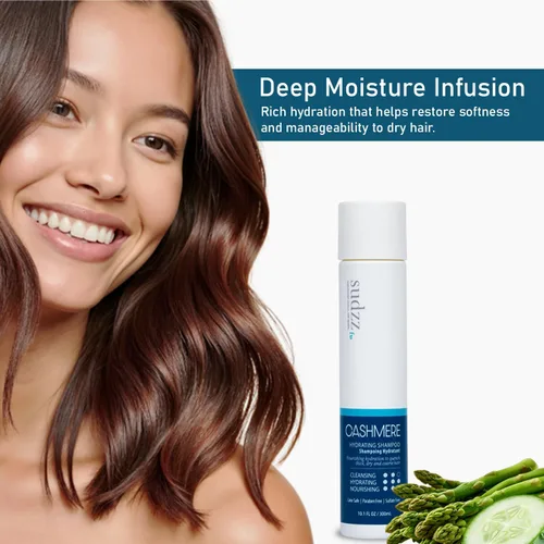 Miniatura 5 de SUDZZFX Champú hidratante de cachemira + paquete de muestras para el cuidado del cabello, sin sulfatos, champú seguro para el color (10.1 onzas)