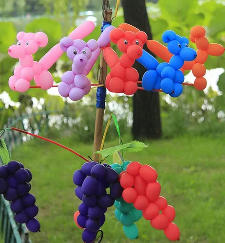 Miniatura 4 de 100 globos largos de látex para modelado de animales, globos de látex de alta calidad para decoración de Navidad, cumpleaños, bodas, fiestas