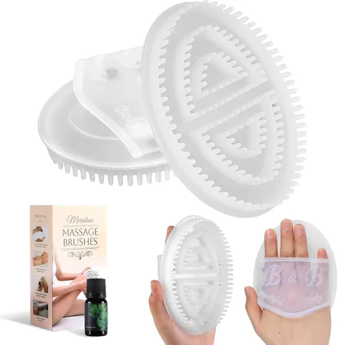 Miniatura 9 de 2 cepillos de masaje Meridian, herramientas de masaje de terapia de madera con aceite esencial, cepillo meridiano de mano para grasa del vientre