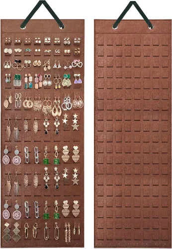 Miniatura 10 de Lolalet Organizador Colgante de Aretes con 20 Ganchos para Mujeres, Organizador de Aretes de Pared Colgador de Aretes, Almacenamiento de Aretes