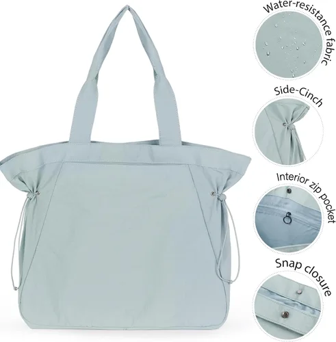 Miniatura 4 de ASLABCREW Bolsa de mano para mujer, 18L con cincha lateral con correa ajustablebolsa de mano extra, bolsa de hombro ligera