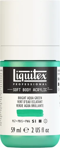 Miniatura 97 de Liquitex Professional Soft Body - Pintura acrílica, botella de 2 onzas (59 ml), blanco titanio Titanio Blanco
