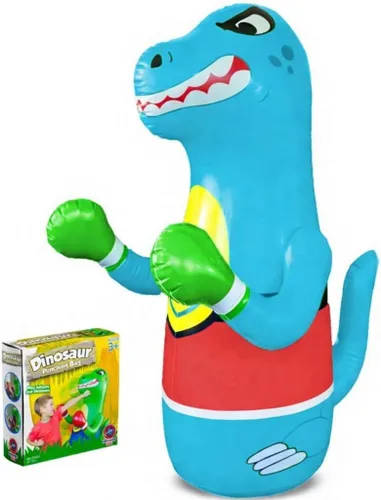 Saco de boxeo inflable de dinosaurio de Preferred Toys para niños – Bolsa Bop para niños pequeños y niños de 3 a 14 años – Juguetes de 47" inflables