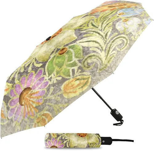 Miniatura 2 de DHDM Parasol Umbrella Fully-automatic Eight Strands Foldable Rain Umbrella for Women Kids