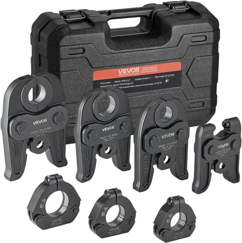 Miniatura 17 de VEVOR Mandíbula ProPress de 1/2" para herramientas de prensa de serie compacta, mandíbula de prensado de acero endurecido 52 HRC - Compatible