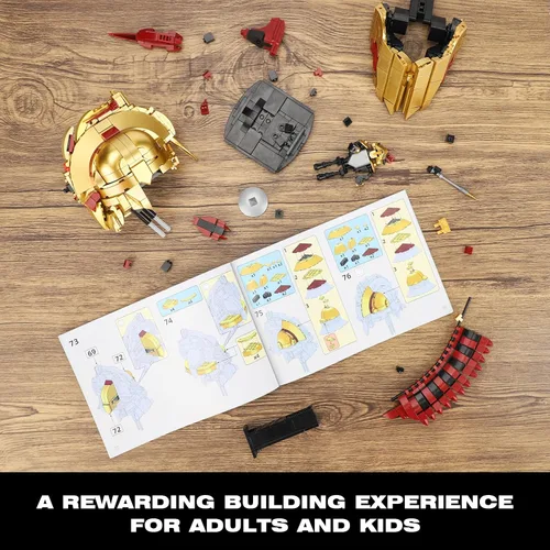 Miniatura 5 de Ideas Casco de Centurión Romano Juego de Construcción, Modelo de Exhibición para el Hogar de Casco de Soldado Genial Coleccionable, Compatible