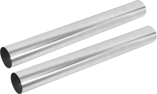 Miniatura 16 de X AUTOHAUX 2 unids recto 2 "OD 30" longitud DIY mandril tubo de escape 2 pulgadas tubo tubo T304 acero inoxidable ajuste universal