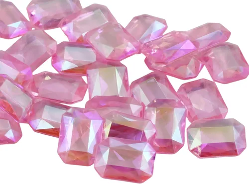 Miniatura 17 de Allstarco 200 unidades de 0.472 pulgadas (0.472 in) lila AB quilates acrílico diamante confeti AB revestimiento para mesa dispersión decoración