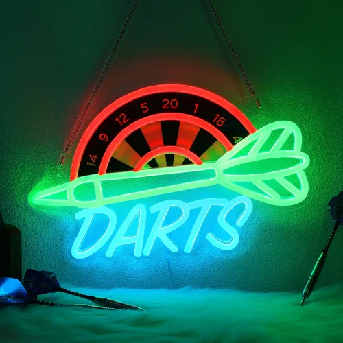 Miniatura 9 de CoolGift Mart Letrero de neón para bicicleta, decoración de pared definitiva para entusiastas del deporte, luz LED regulable para dormitorio, sala