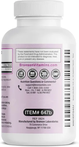 Miniatura 7 de Bronson Ultra Biotina 10,000 Mcg Suplemento para Cabello, Piel y Uñas, Sin GMO, 120 Cápsulas Vegetarianas