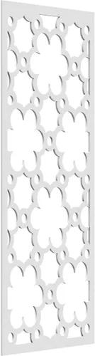 Miniatura 25 de Ekena Millwork WALW14X35X0250STGRO Southgate - Paneles de pared decorativos de madera con calado, 13 3/8 pulgadas de ancho x 34 3/8 pulgadas de rojo