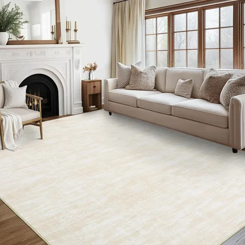 Miniatura 25 de RUGSREAL Alfombra lavable a máquina de 2 x 8 pies, para pasillo, entrada, contemporánea, color liso, alfombra de pasillo moderna para interiores