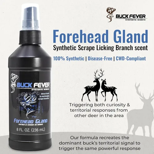 Miniatura 2 de Buck Fever Forehead Gland – Syntheticly Formulated Buck Lure & Deer Attractant (not just Limited to Whitetail Deer) for Mock Scrapes, Licking
