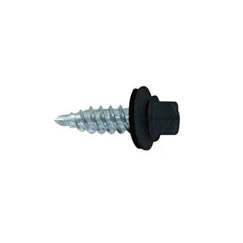 Miniatura 52 de Fasteners Plus ST Fastening Kwikseal Woodbinder Tornillos de Metal a Madera #10 X 1 Burgundy con Arandela de Goma EPDM, 250 Unidades - Diseñados