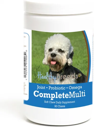 Miniatura 360 de Healthy Breeds Pug todo en uno multivitamínico suave masticable 60
