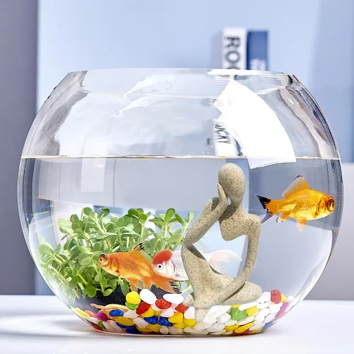 Miniatura 4 de Estatua meditadora de arenisca, decoración de pecera, peces betta, adornos de acuario, estatua de pensador, accesorios decorativos para paisajismo