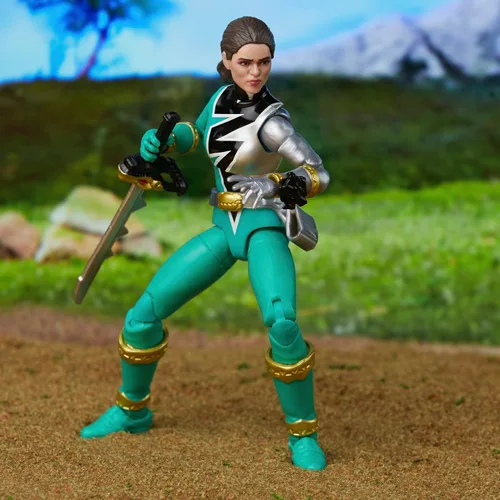 Miniatura 4 de Power Rangers Lightning Collection Dino Fury Green Ranger - Figura de acción a escala de 6 pulgadas, juguetes y figuras de acción para niños a