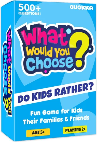 QUOKKA Juego de Mesa para Niños de 8-12 Años - Edición Original - Juego de Cartas Familiar para Niños de 5-8 Años - ¿Qué Eligirías? | ¿Prefieren los