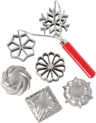 Nordic Ware Juego de rosetas suecas y timbal
