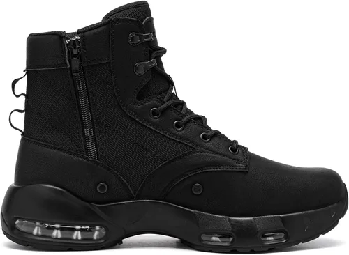 Miniatura 6 de LARNMERN Botas antideslizantes para hombre antideslizantes Zapatos de aire con cremallera lateral Casual Comfort Botas Militares Hombre Zapatos