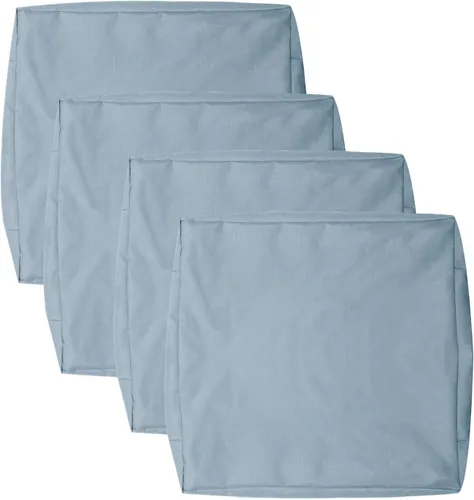 Miniatura 19 de Fundas para cojines de asiento de patio, fundas deslizantes lavables de repuesto, funda impermeable para cojines de silla de muebles al aire libre